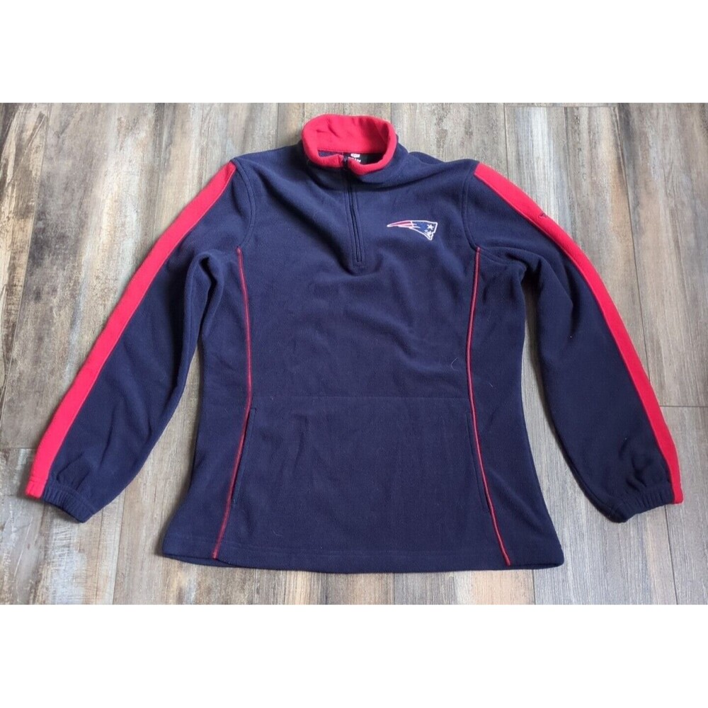 Vintage NFL Team Apparel Women New England Patriots Pullover Fleece Size Medium